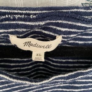 Madewell striped pullover shirt
